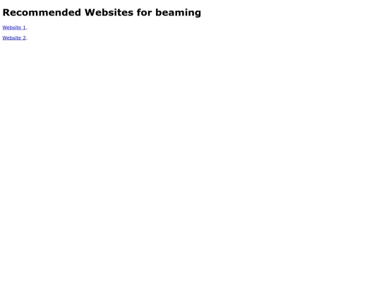 beamingwebsites screenshot