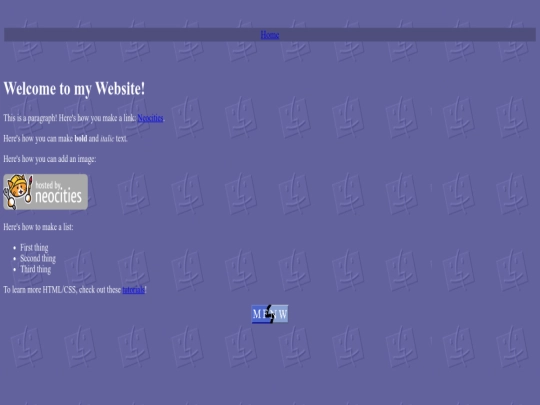 index screenshot