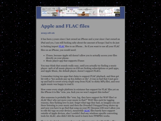other/apple-and-flac screenshot