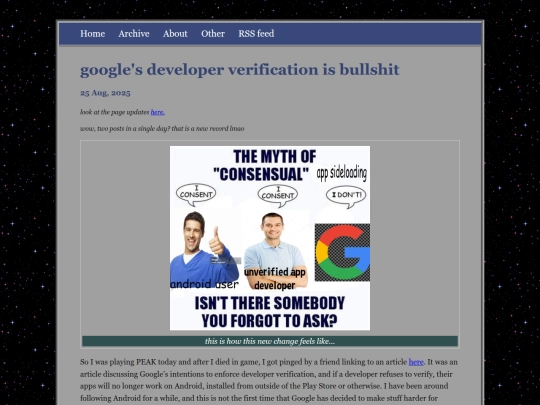 posts/2025-08-25-google's-developer-verification-is-bullshit screenshot