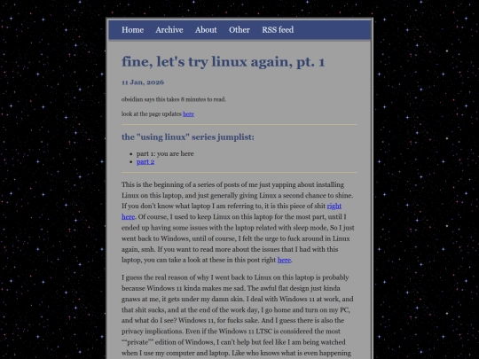 posts/2026-01-11-fine,-let's-try-linux-again,-pt.-1 screenshot