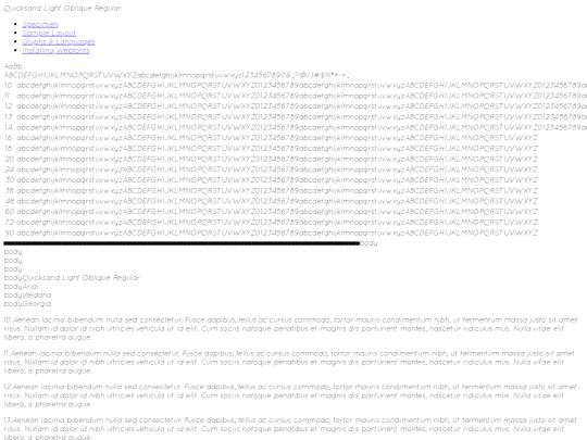 fonts/quicksand_light_oblique-demo screenshot