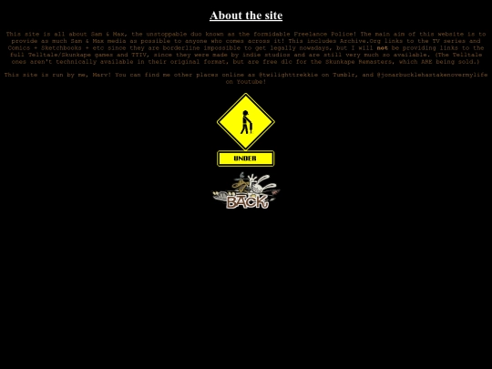 aboutpage screenshot