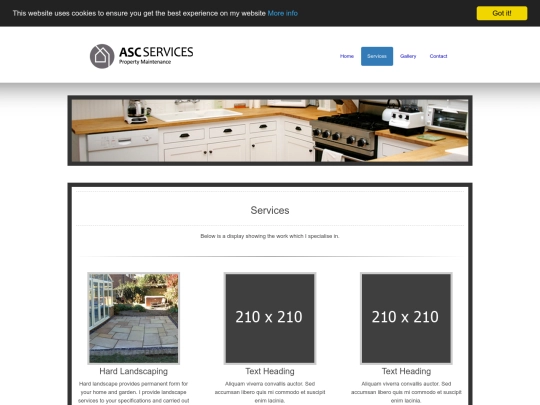 services screenshot