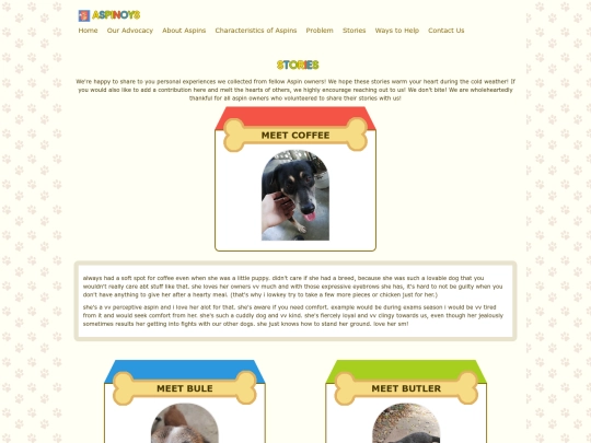 stories screenshot