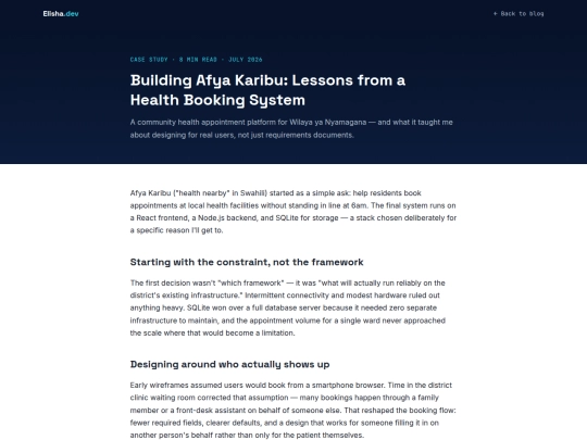 building-afya-karibu screenshot