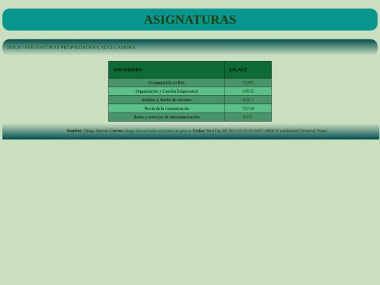asignaturas screenshot