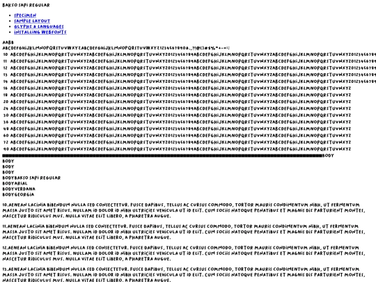Anime folder/Bako font/baksosapi-demo screenshot