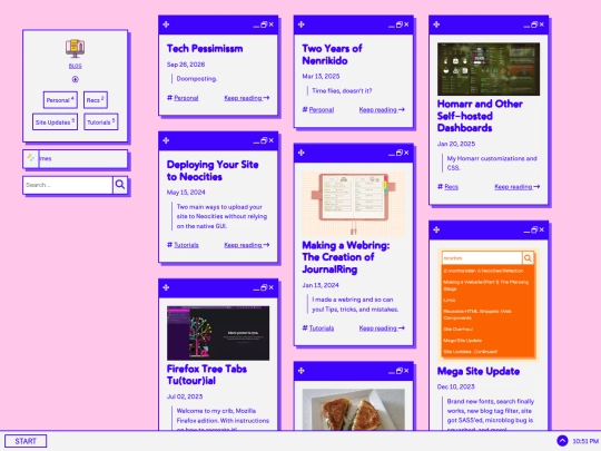 blog screenshot