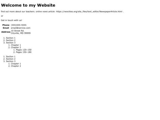 index screenshot
