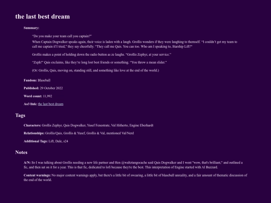 fic/blaseball/the_last_best_dream screenshot