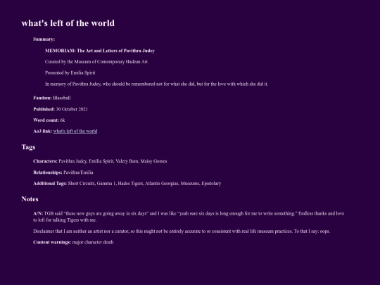 fic/blaseball/whats_left_of_the_world screenshot