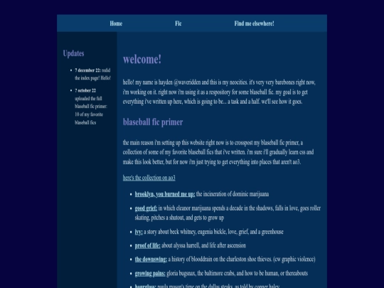 index screenshot