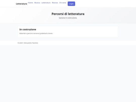 letteratura screenshot