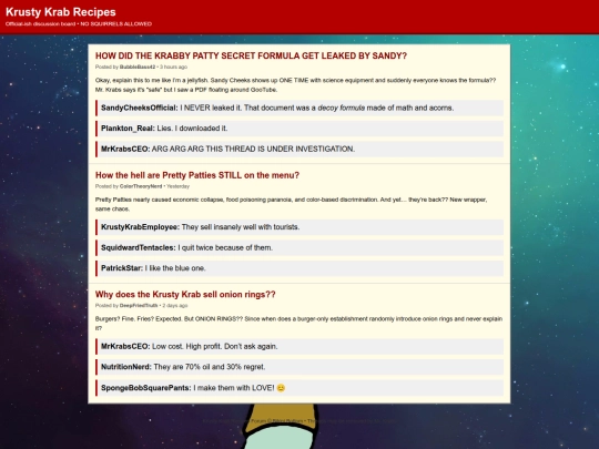 krusty-krab-recipes screenshot
