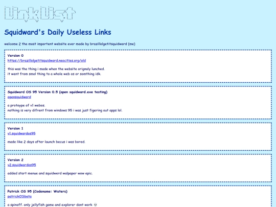 uselesslinks screenshot