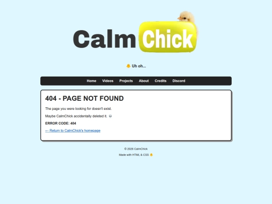 not_found screenshot