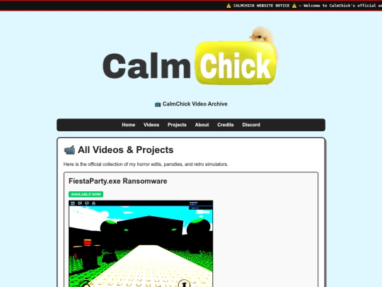 videos screenshot