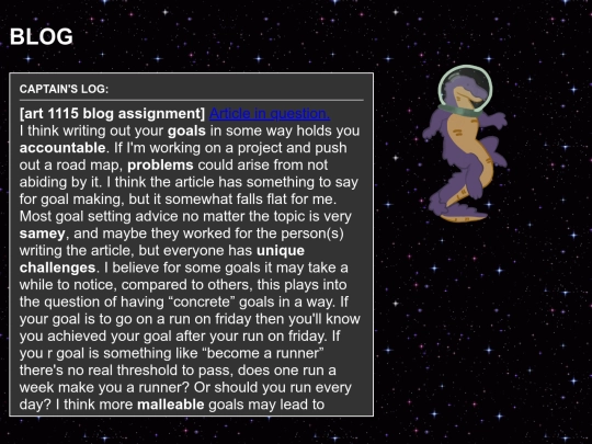 blog screenshot