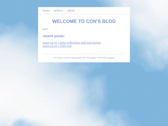 blog screenshot
