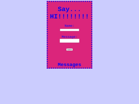 guestbook screenshot