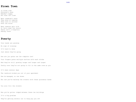 poetry screenshot