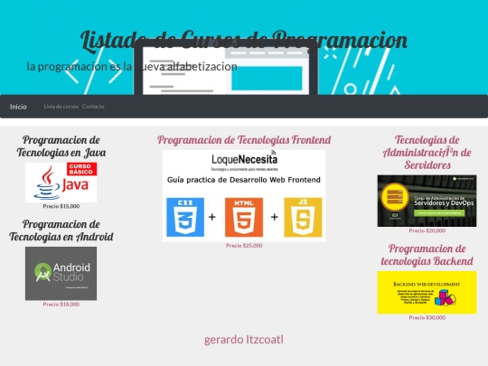 cursos/cursos screenshot