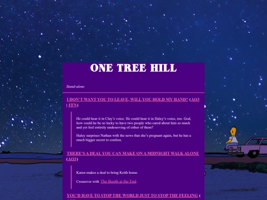fic_directories/oth/oth_base screenshot