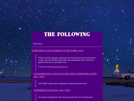 fic_directories/the_following/the_following_base screenshot