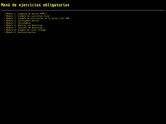 index screenshot