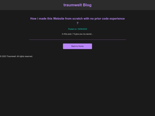 blog screenshot