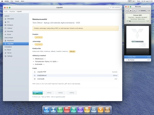 kirjutised/loputoo screenshot