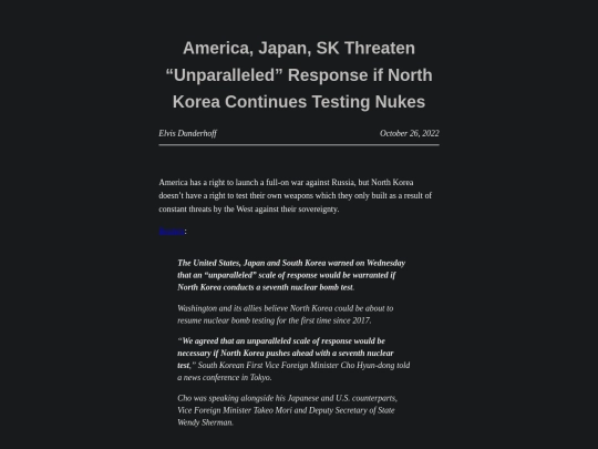 articles/america-japan-sk-threaten-unparalleled-response-if-north-korea-continues-testing-nukes screenshot