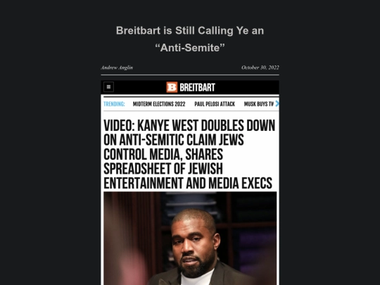 breitbart-is-still-calling-ye-an-anti-semite screenshot