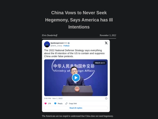 china-vows-to-never-seek-hegemony-says-america-has-ill-intentions screenshot