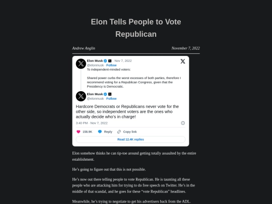 elon-tells-people-to-vote-republican screenshot