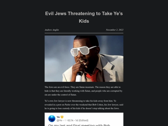 evil-jews-threatening-to-take-yes-kids screenshot