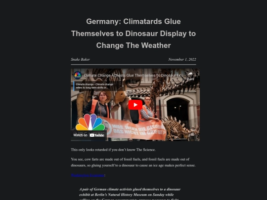 germany-climatards-glue-themselves-to-dinosaur-display-to-change-the-weather screenshot