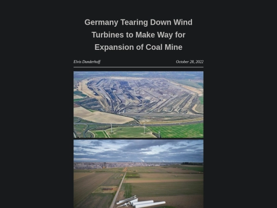 germany-tearing-down-wind-turbines-to-make-way-for-expansion-of-coal-mine screenshot