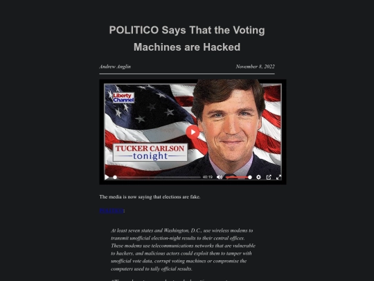 politico-says-that-the-voting-machines-are-hacked screenshot