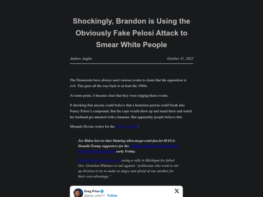 shockingly-brandon-is-using-the-obviously-fake-pelosi-attack-to-smear-white-people screenshot