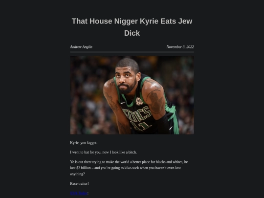 that-house-nigger-kyrie-eats-jew-dick screenshot