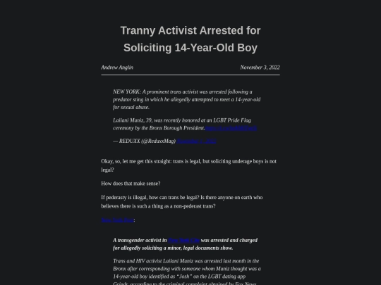 tranny-activist-arrested-for-soliciting-14-year-old-boy screenshot