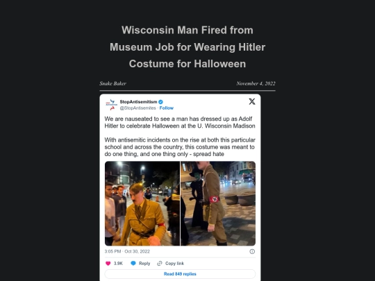 wisconsin-man-fired-from-museum-job-for-wearing-hitler-costume-for-halloween screenshot