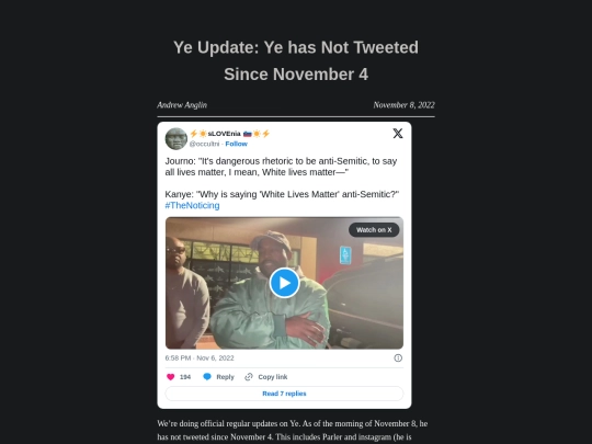 ye-update-ye-has-not-tweeted-since-november-4 screenshot