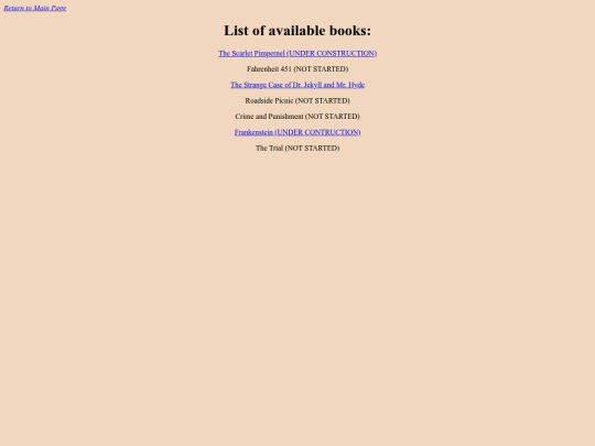 books screenshot
