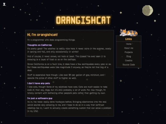 about-me screenshot