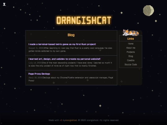 blog screenshot