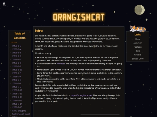 blog/personal-website screenshot