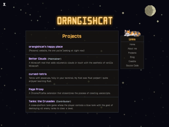 projects screenshot
